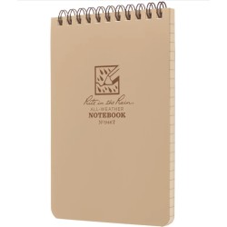RITE vodeodolný zápisník POCKET NOTEBOOK (4/6") – Piesková | ANAREUS
